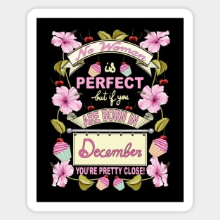 December Woman Sticker